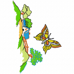 Butterfly Embroidery Design 4 Butterfly Embroidery Design 4